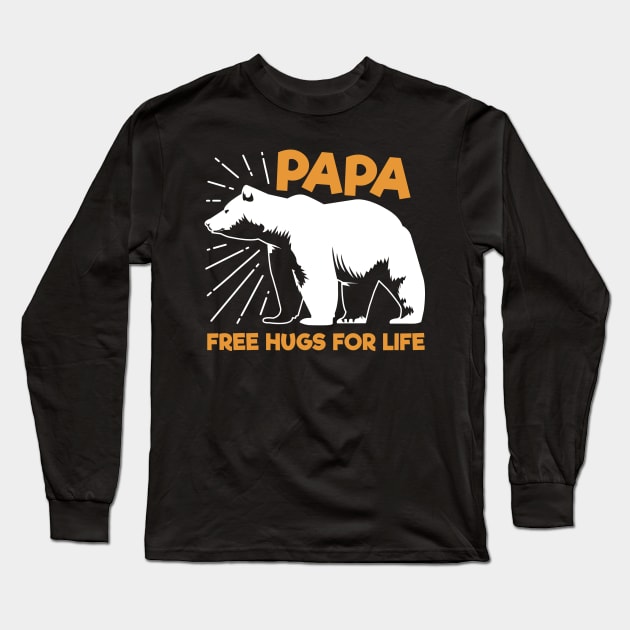 Papa Bear Long Sleeve T-Shirt by TomCage